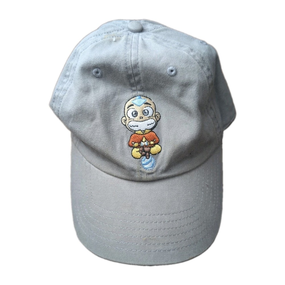 Avatar The Last Airbender Aang Dad Hat Gray Adjustable Nickelodeon 2020 Anime